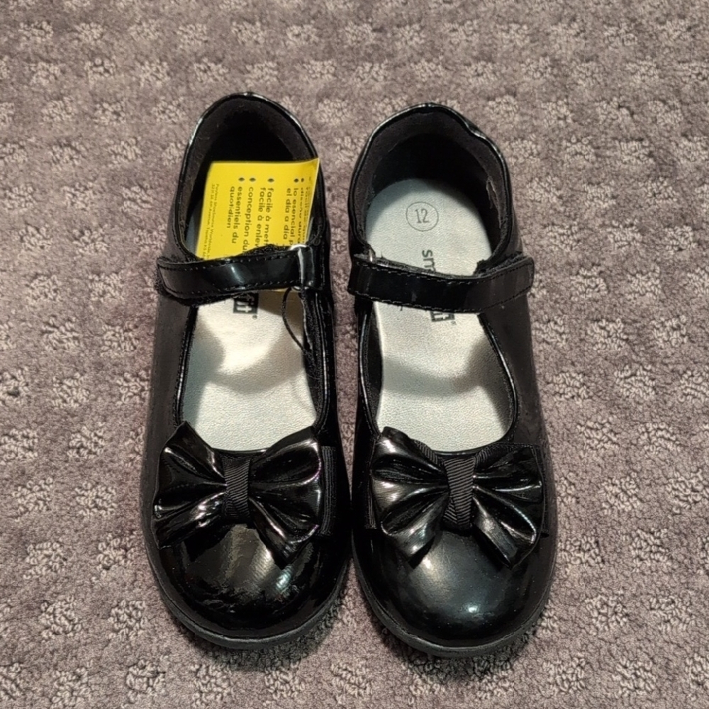Smartfit Black Dress Shoes with Bow